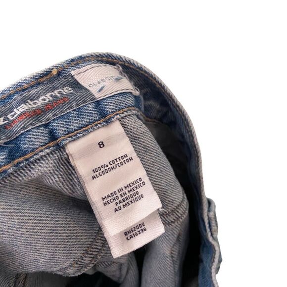 Liz Claiborne Classic Fit Mom Shorts High Rise Blue Denim Shorts in Size 8 - Picture 8 of 9